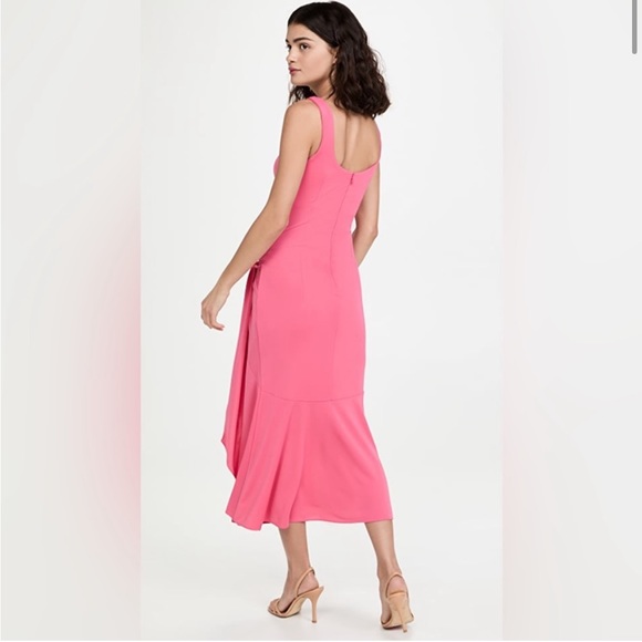 FINAL PRICE! 
Cinq a sept Vera Scoop-Neck Slit Tie-Front Dress - Picture 3 of 4